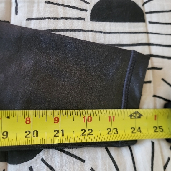 EUC Athleta Elation Ultra High Rise Tight Shimmer Charcoal Gray Xsmall - Picture 12 of 13